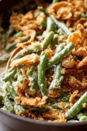 Creamy Green Bean Casserole from Scratch