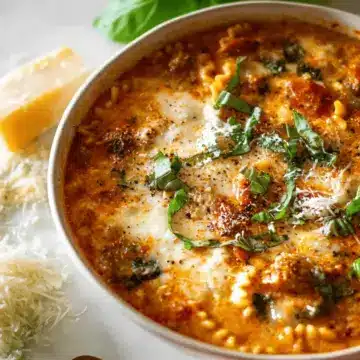 Easy Creamy Lasagna Soup