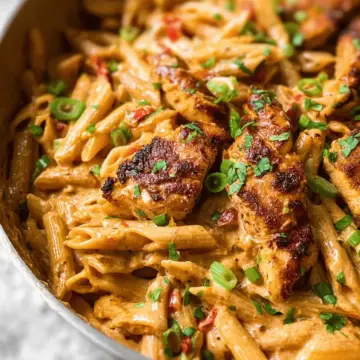 One Pot Creamy Cajun Chicken Pasta