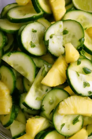 Pineapple Cucumber Salad