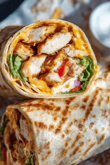 Chipotle Ranch Grilled Chicken Burrito