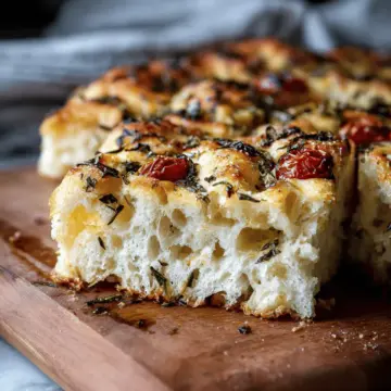 Overnight, Refrigerator Focaccia