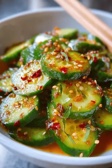 Easy Asian Cucumber Salad