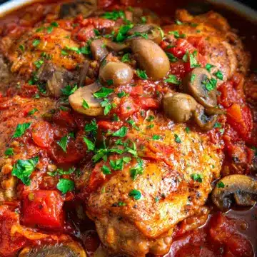Slow-Cooker Chicken Cacciatore