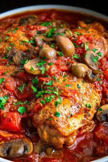 Slow-Cooker Chicken Cacciatore