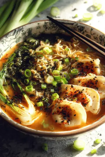 Dumpling Ramen Soup