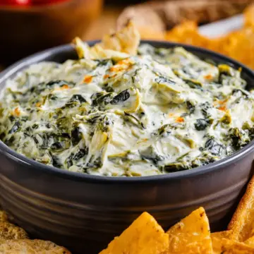 Classic Crock Pot Spinach Artichoke Dip