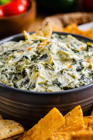 Classic Crock Pot Spinach Artichoke Dip