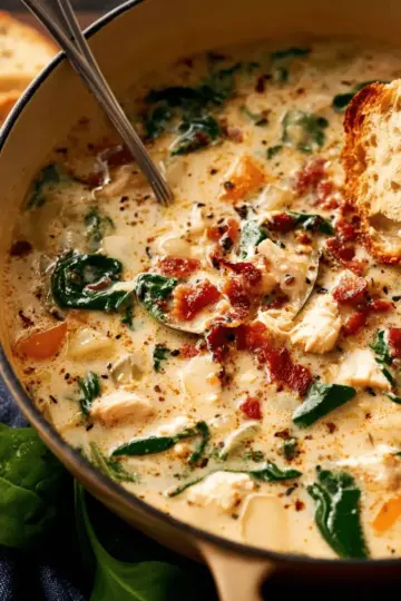 Creamy Tuscan Chicken Soup