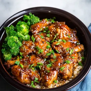 Slow Cooker Honey Garlic Chicken