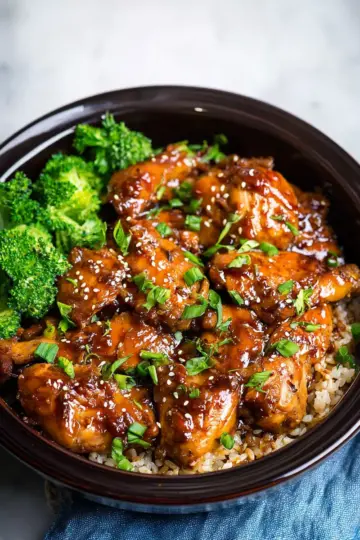 Slow Cooker Honey Garlic Chicken