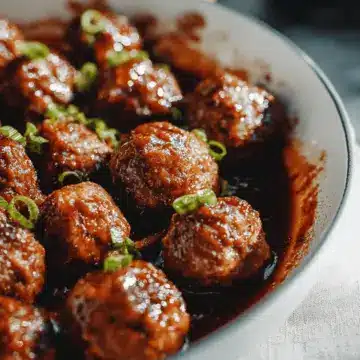 Easy Mongolian Meatballs