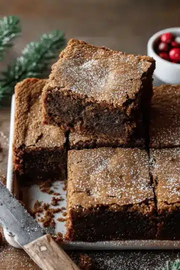 Gingerbread Brownies
