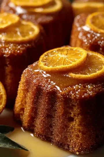 Orange Ginger Honey Cakes
