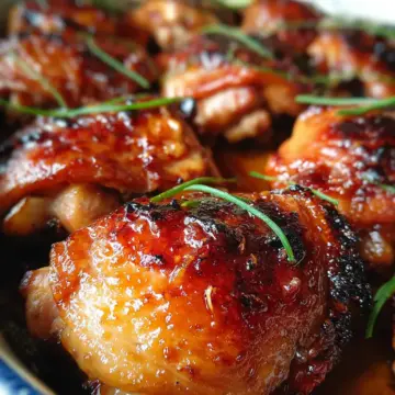 Honey Soy Baked Chicken Thighs Recipe