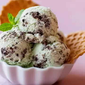 Mint Chocolate Chip Ice Cream