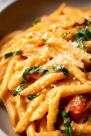 Super Easy Creamy Tomato Pasta