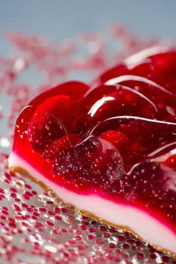 Raspberry Pretzel Jello