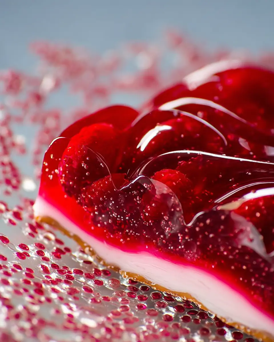raspberry pretzel jello