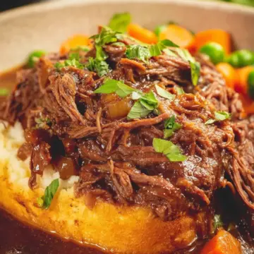 Crock Pot Beef Manhattan