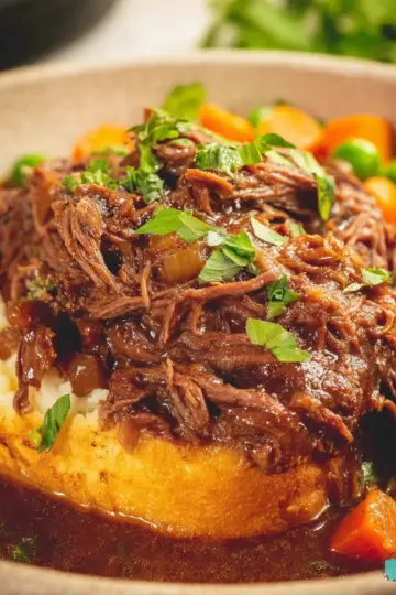 Crock Pot Beef Manhattan