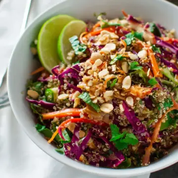 Crunchy Thai Peanut & Quinoa Salad