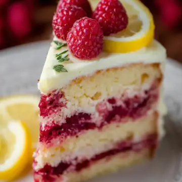 Lemon Raspberry Cake