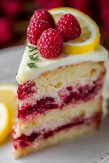 Lemon Raspberry Cake