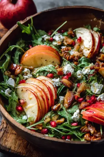 Autumn Harvest Honeycrisp Apple and Feta Salad
