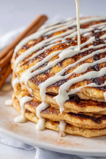 Cinnamon Roll Pancake Recipe