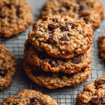Chewy Oatmeal Chocolate Chip Cookies