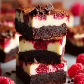 Raspberry Cheesecake Brownies