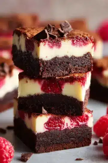 Raspberry Cheesecake Brownies