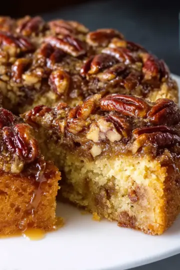 Pecan Upside-Down Cake