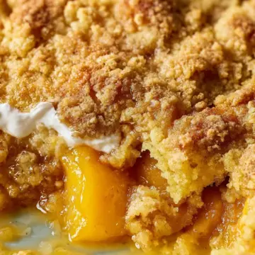 Peach Cobbler Dump Cake