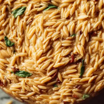 Creamy Tuscan Orzo