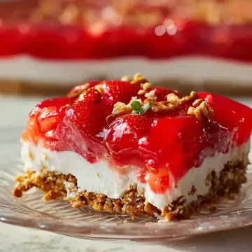 Strawberry Pretzel Salad