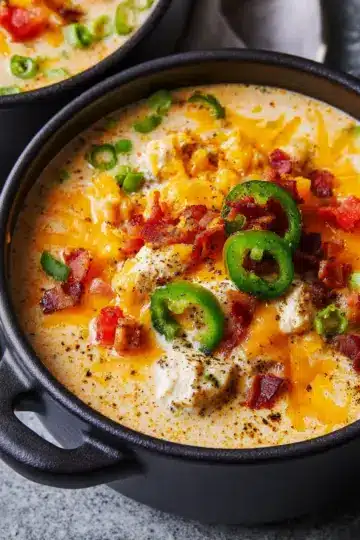 Jalapeño Popper Chicken Soup