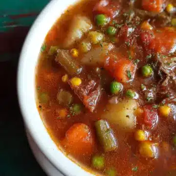 My Mom’s Old-Fashioned Vegetable Beef Soup