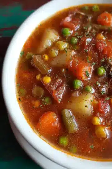 My Mom’s Old-Fashioned Vegetable Beef Soup