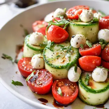 Cucumber Caprese Salad