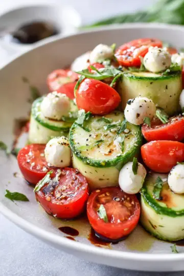 Cucumber Caprese Salad