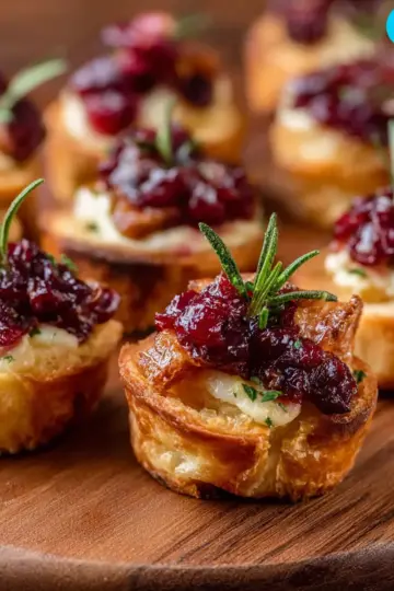 Cranberry Brie Bites