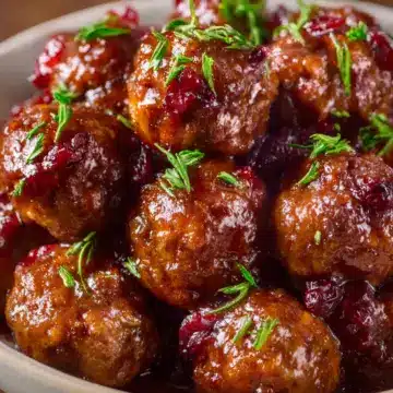 Cranberry Meatballs