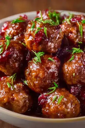 Cranberry Meatballs