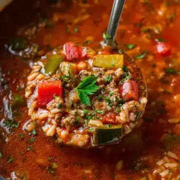 Cozy Stuffed Pepper Soup