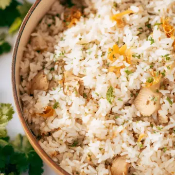 Sticky Coconut Rice with Chicken Recipe
