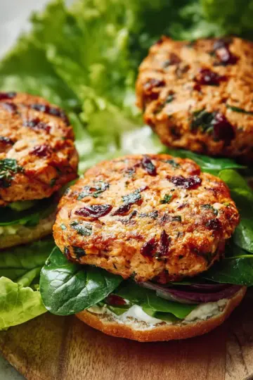 Greek Chicken Burgers