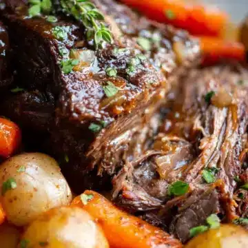 Slow Cooker Balsamic Pot Roast