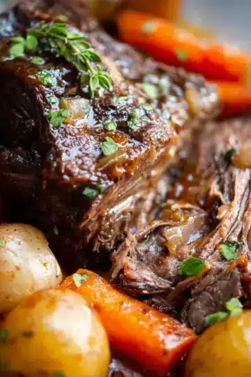 Slow Cooker Balsamic Pot Roast